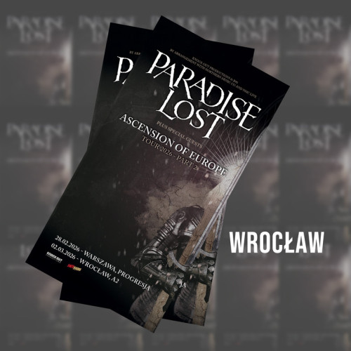 Tickets for Paradise Lost + Saturnus + Shores of Null, Wrocław